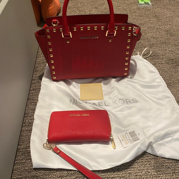 NWT authentic Michael Kors purse and wallet - Picture 4 of 4